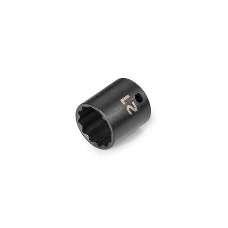 Tekton 3/8" Drive x 21mm 12-Point Impact Socket SID12321